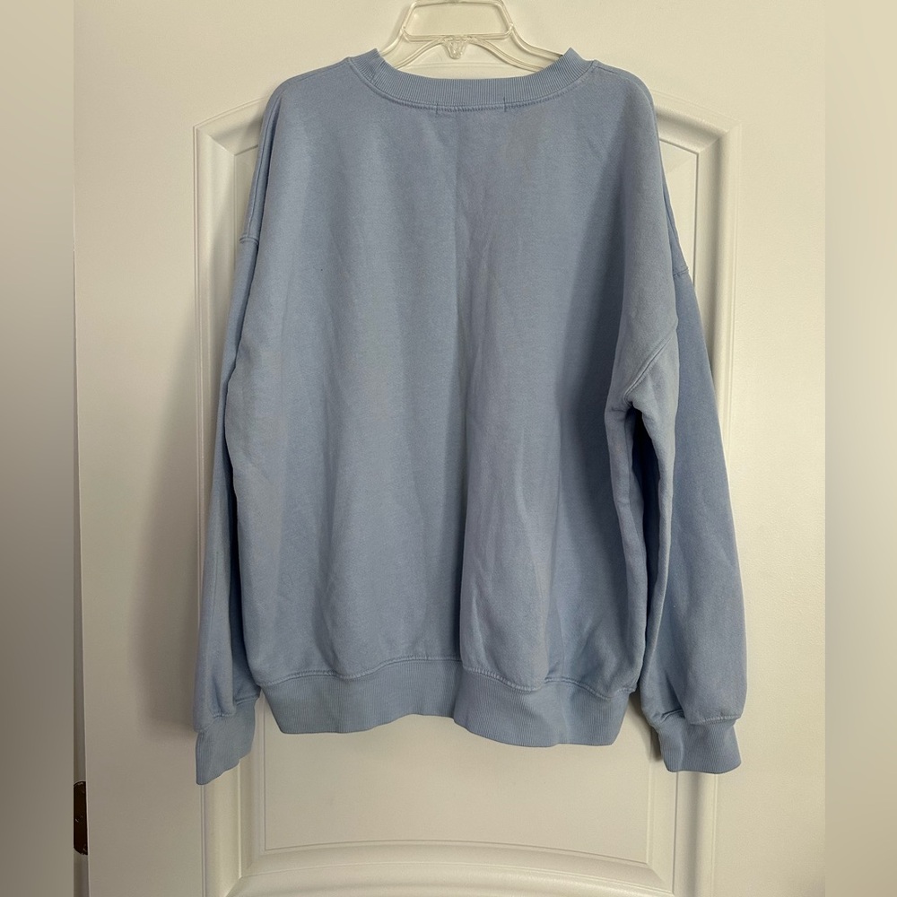 Altar'd State Light Blue Charleston Strawberry Crewneck Sweatshirt - Picture 4 of 7